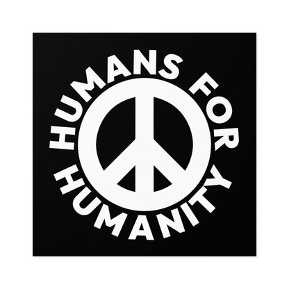Humans For Humanity Sticker